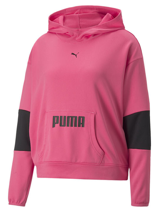Train Entry Excite Hanorac pentru femei Cu glugă Fuchsia