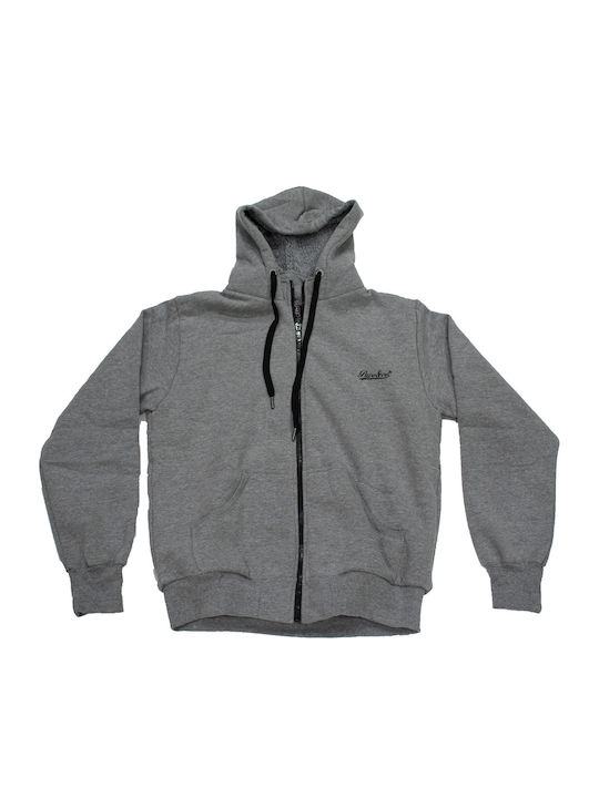 Sweatshirt für Herren mit Kapuze Hellgrau