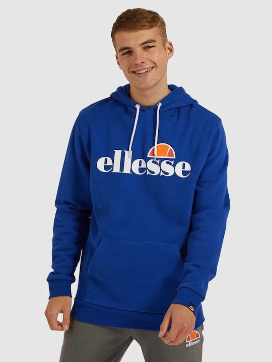 Ellesse Gotero Herren Sweatshirt mit Kapuze und Taschen Royal Blue