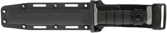 Ka-Bar D2 Serrated Μαχαίρι Επιβίωσης Μαύρο σε Θήκη 1282