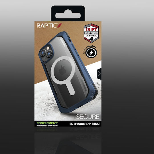 X-Doria Raptic Secure Back Cover Πλαστικό Μπλε (iPhone 14)