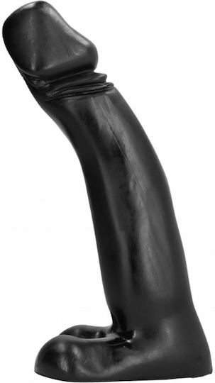 All Black Fisting Dildo Realistisches Dildo mit Hoden Black 13cm