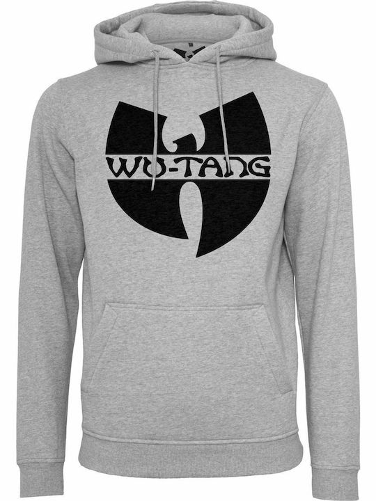WU001 Φούτερ με Κουκούλα Heather Grey
