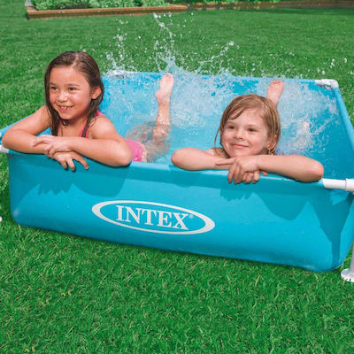 Intex Mini Frame Schwimmbad mit Metallic-Rahmen 122x122x30cm