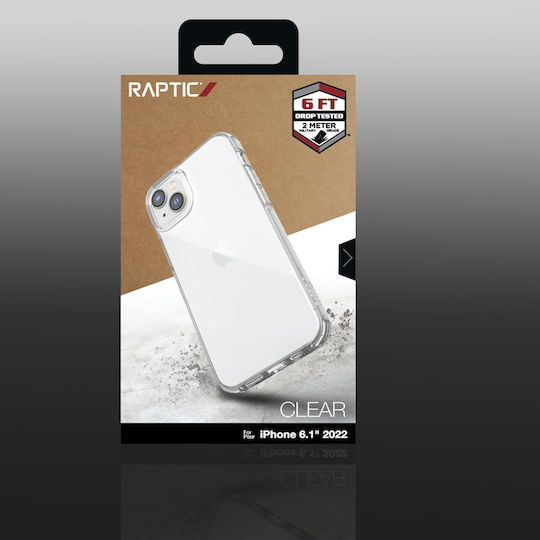 Raptic Clear Back Cover Πλαστικό / Σιλικόνης Διάφανο (iPhone 14)