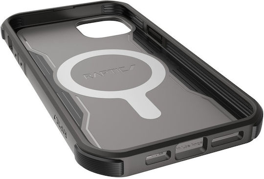 Raptic Fort MagSafe Back Cover Πλαστικό / Σιλικόνης Μαύρο (iPhone 14 Plus)