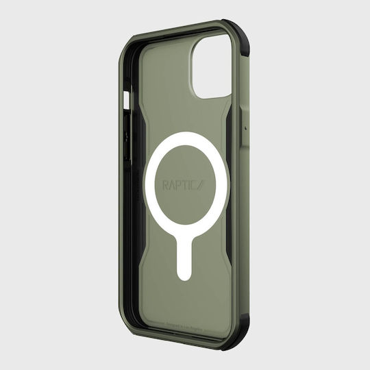 Raptic Fort MagSafe Back Cover Πλαστικό Πράσινο (iPhone 14 Plus)