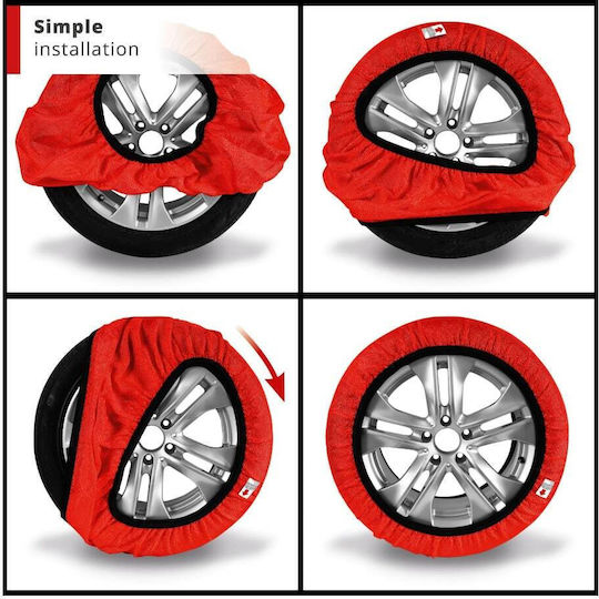 McCarbon Large Anti-slip Snow Socks Large Passenger Car 2pcs