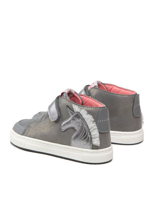 Παιδικά Sneakers High με Σκρατς Κοραλί