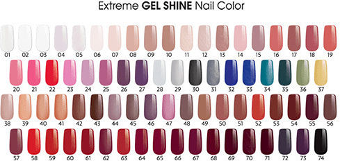 Golden Rose Extreme Gel Shine Glossy Βερνίκι Νυχιών Μπορντό 68 10.2ml