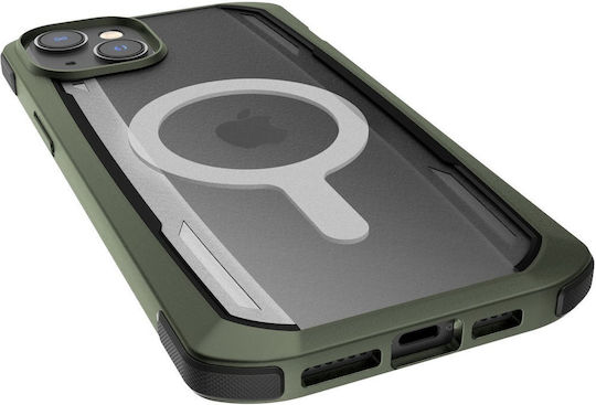 Raptic Secure MagSafe Umschlag Rückseite Kunststoff Grün (iPhone 14 Plus)