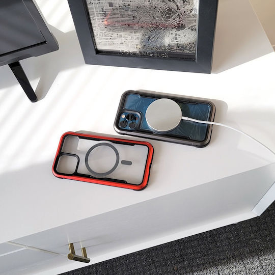 X-Doria Raptic Secure MagSafe Back Cover Πλαστικό Μαύρο (iPhone 14 Plus)