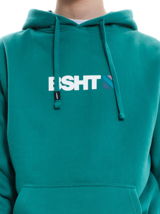 Φούτερ με Κουκούλα Dusty Turquoise