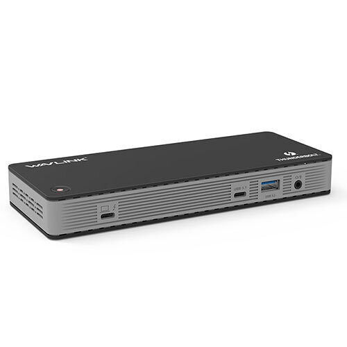 Wavlink Thunderbolt 3 Docking Station με DisplayPort 4K PD Ethernet και συνδεση 2 Οθονών Μαύρο (WL-UTD21H)