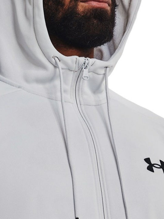 Under Armour Men's Sweatshirt Jacket with Hood and Pockets Gray