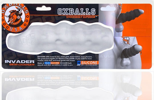 Oxballs Invader Cocksheat Space Penis-Verlängerung Transparent 16,51cm