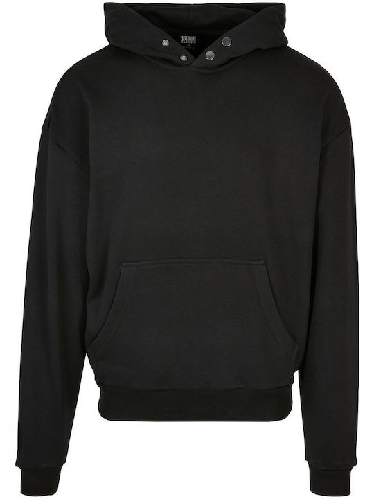 Sweatshirt mit Kapuze Schwarz