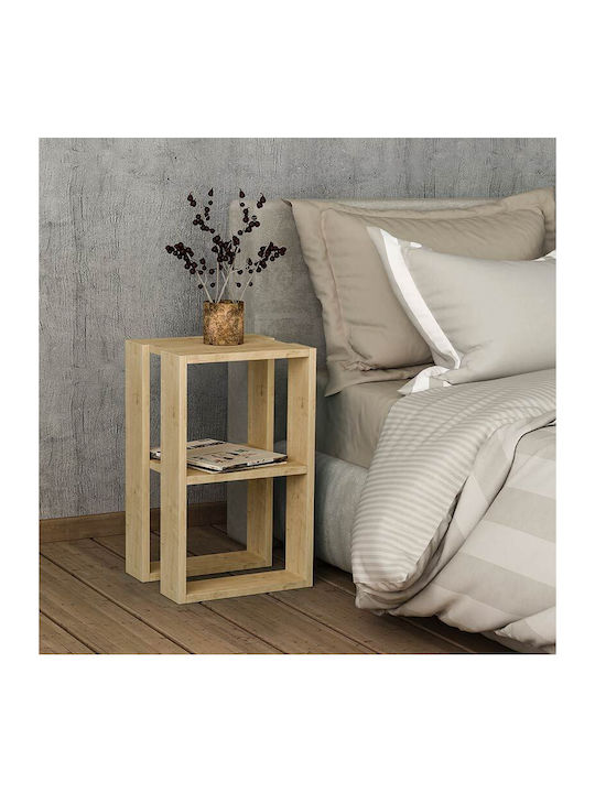Lonie Wooden Bedside Table 34x30x55cm