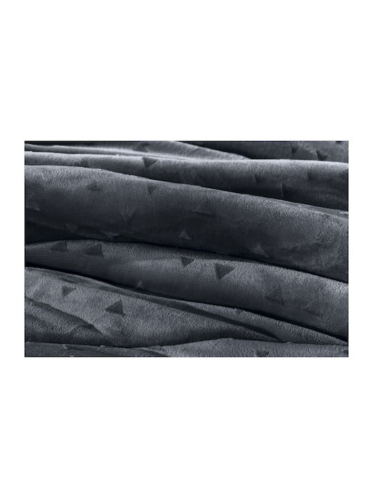 Guy Laroche Husă de pătură Single 160x220cm Bolero Carbon 640 g/mp²Gsm
