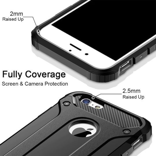 Sonique Heavy Armor Задна корица Силикон 2мм Черен (Galaxy A32 4G)