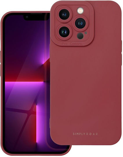 Roar Luna Back Cover Silicone Red (iPhone 12 / 12 Pro)