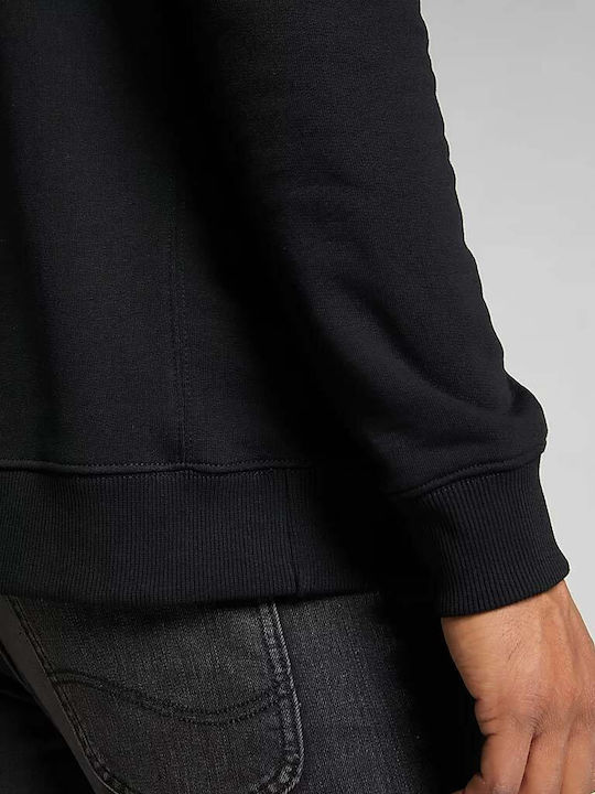 Plain Sweatshirt Schwarz
