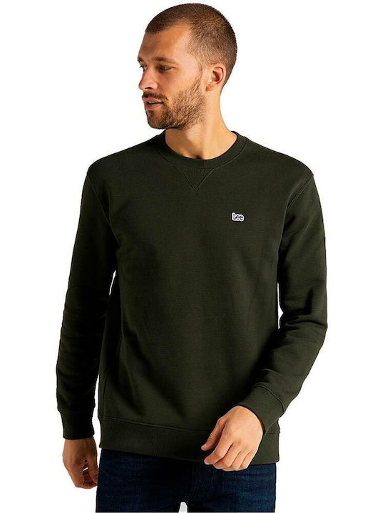 Lee Plain Herren Sweatshirt Serpico Green