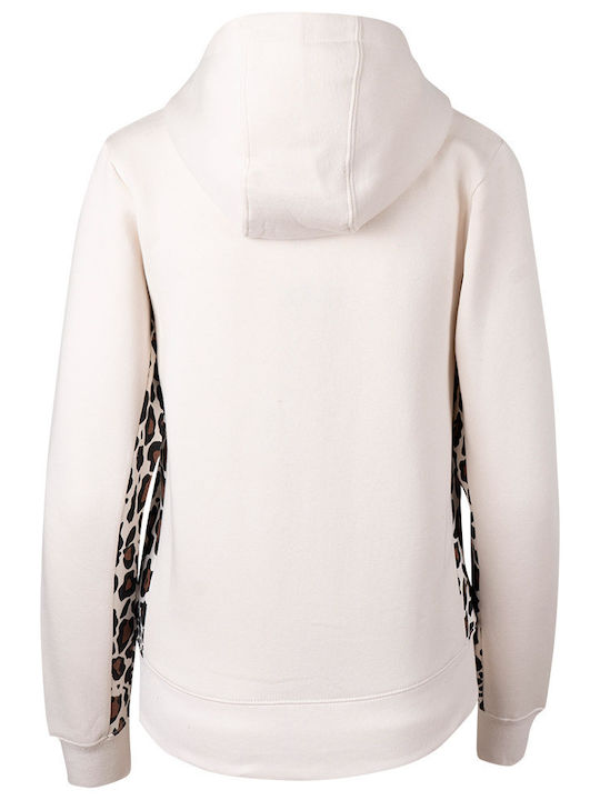 Damen Sweatshirtjacke Beige
