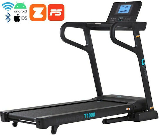 Upower Marathon Pro T1000 2.5hp Ηλεκτρικός Αναδιπλούμενος Διάδρομος Γυμναστικής για Χρήστη έως 120kg