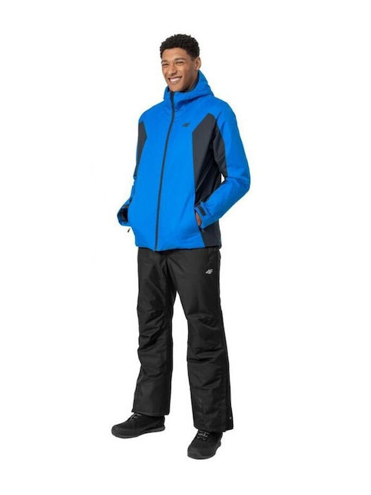 4F Men's Ski & Snowboard Jacket Blue H4Z22-KUMN002-36S