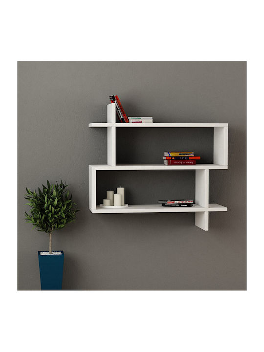 Shelf Wall Ricardo White 70x22x65cm