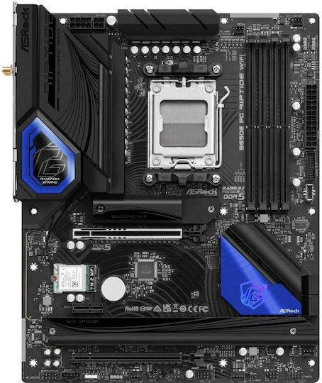 ASRock B650E PG Riptide WiFi Дънна платка ATX с AMD AM5 Сокет