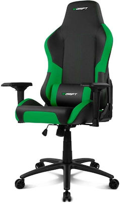 Drift DR250 Artificial Leather Gaming Chair with Adjustable Arms Green