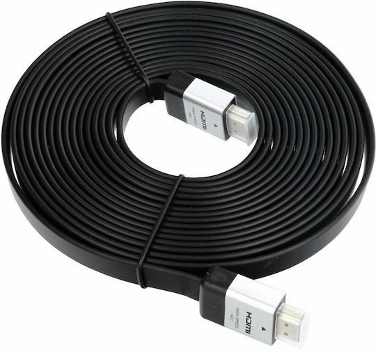 HDMI 2.0 Premium High Speed 4K 60Hz HDR Flat HDMI Cable HDMI Male - HDMI Male 5m Black