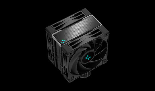 Deepcool AK400 Zero Dark Plus Ψύκτρα Επεξεργαστή για Socket AM4/AM5/1200/115x/1700