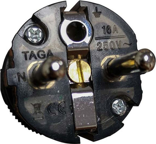 Taga Harmony Schuko - IEC C15 Кабел 1.5м Черен (TPC-TS-1.5M)