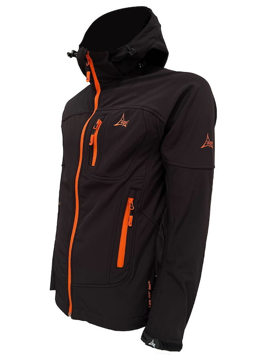 Himaalaya Χειμωνιάτικο Μπουφάν Softshell Αδιάβροχο και Αντιανεμικό Black/Orange