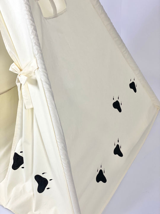 Velvet White Cort pentru Copii Indian Lion Bej