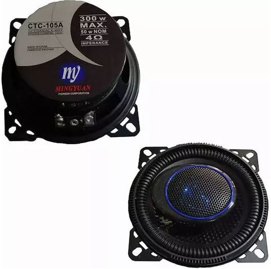 Set Auto-Lautsprecher CTC-105A 4" mit 300W RMS (2 Weg)
