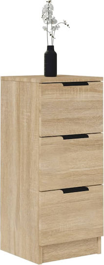 Kabinett Aufbewahrung mit 2 Schubladen L30xB30xH70cm