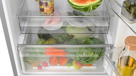 Bosch Fridge-Freezer 440lt Total NoFrost H203xW70xD66.7cm Inox KGN492LDF