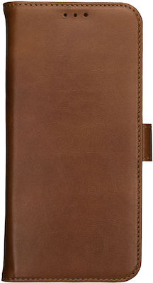 Rosso Deluxe Leather Wallet Brown (iPhone 14 Pro Max)