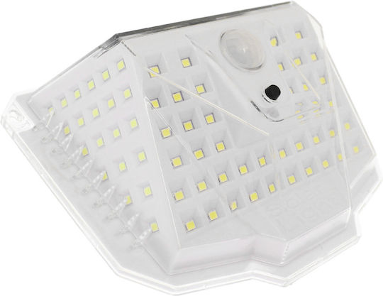 GDPLUS Wall Mounted Solar Light 1.5W 130lm Cold White 6500K with Motion Sensor and Photocell IP65 14.3cmx12.4cmx5.3cmcm