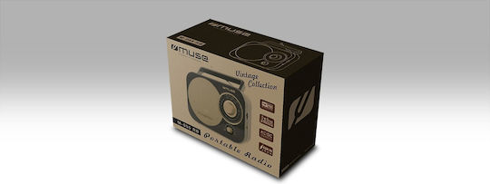 Muse M-081 R Επιτραπέζιο Ραδιόφωνο Ρεύματος / Μπαταρίας Μαύρο