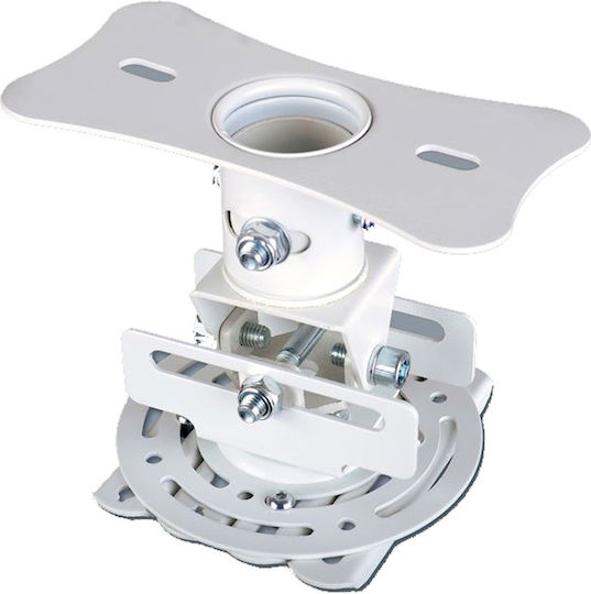 Optoma Βάση Projector Οροφής OCM818 με Μέγιστο Φορτίο 15kg Λευκή