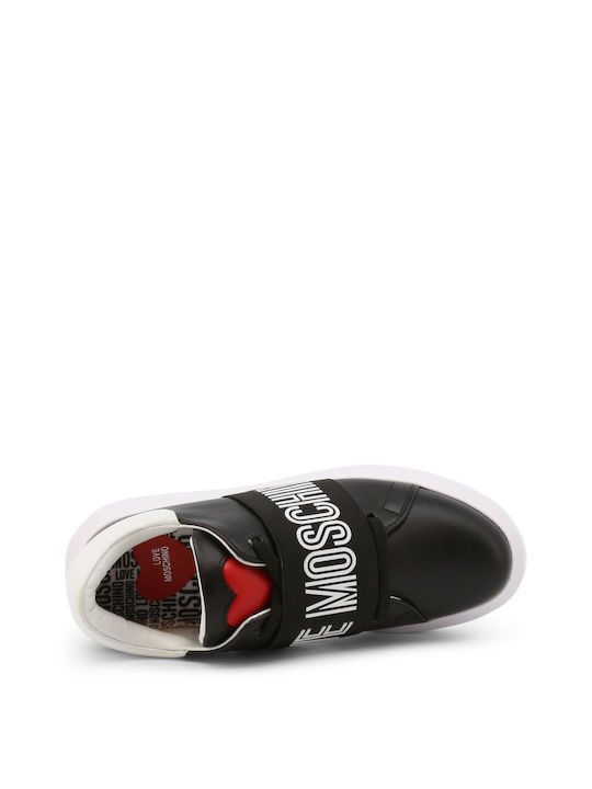 Moschino Γυναικεία Flatforms Sneakers Μαύρα