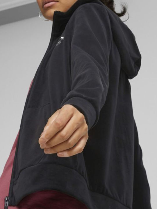 PUMA Black Hooded Cardigan