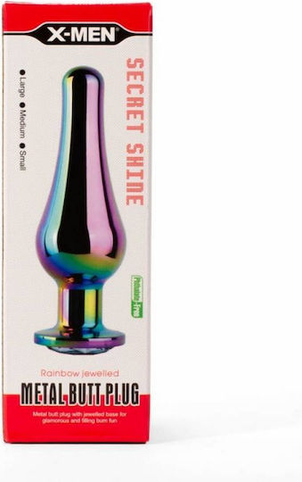 X-Men Secret Shine Metal Πρωκτική Σφήνα Medium Rainbow