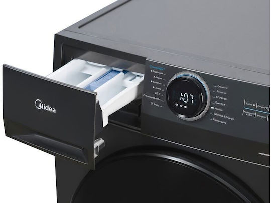 Midea Mașină de Spălat Rufe 8kg 1400 Rotiri Inox MF200W80WB/T-GR