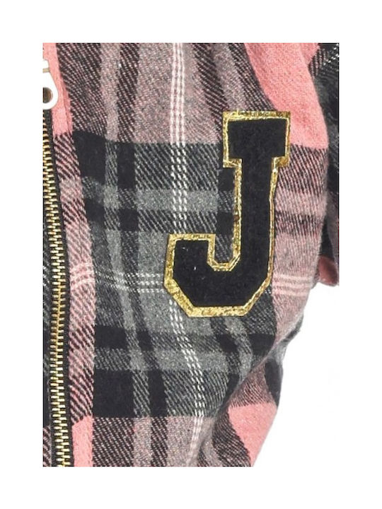 Joyce Kids Casual Jacket short Hooded Pink